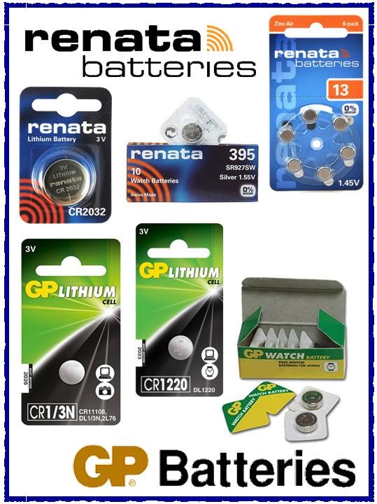 Batterie al itio, ossido argento, zinco-aria, acustiche orologeria
