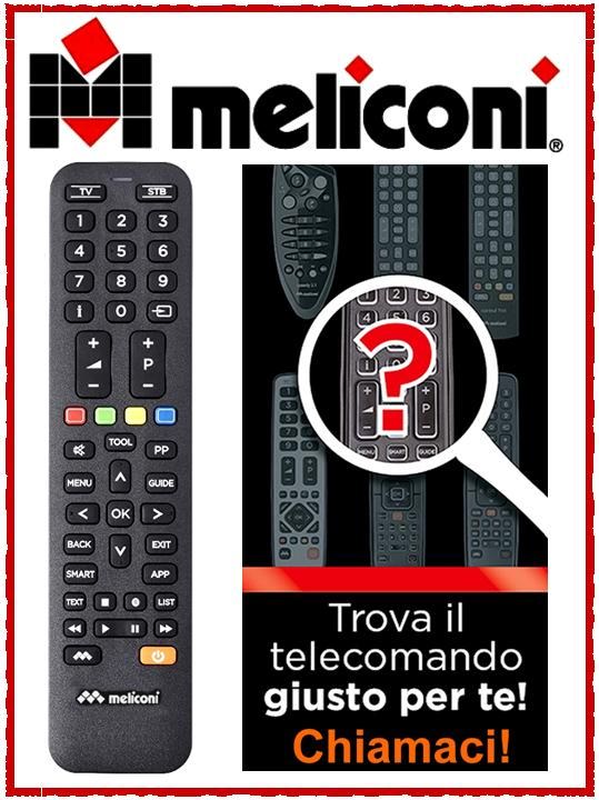 Telecomandi universali Meliconi TV SAt DVD decoder