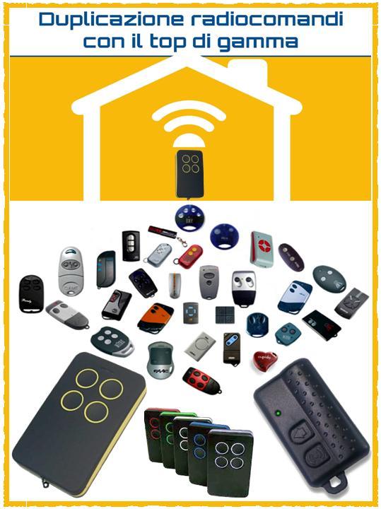 Radiocomandi telecomandi apricancello duplicazione